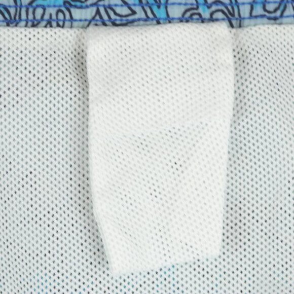 Sand And Sun Men's Extra Large Blue Ombre Palm Leaf Pull On Swim Trunks - Picture 9 of 12